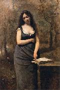 Jean Baptiste Camille  Corot Valleda oil painting on canvas